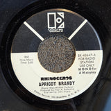 RHINOCEROS APRICOT BRANDY WLP 7"