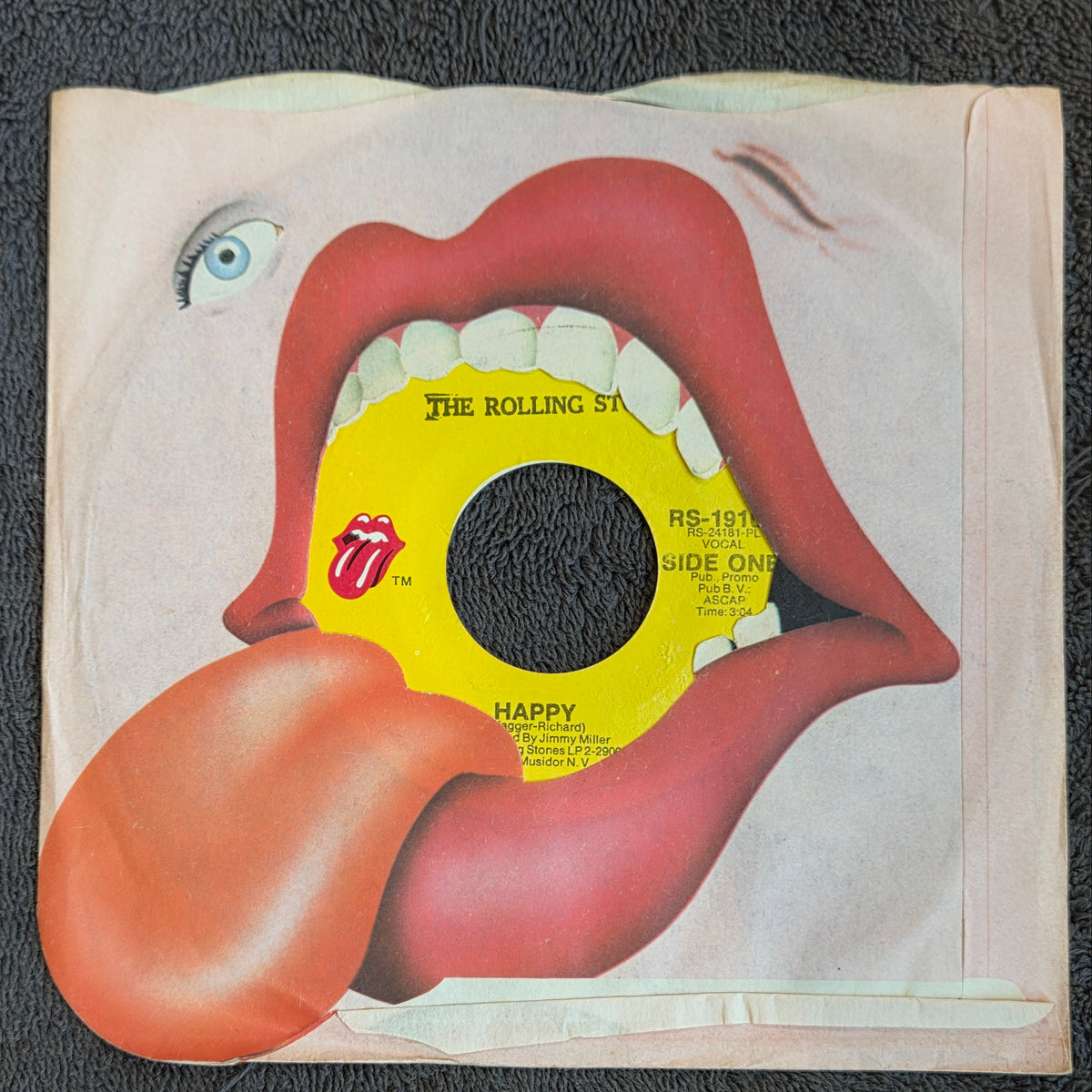 ROLLING STONES HAPPY 7"
