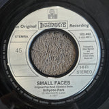 SMALL FACES ITCHYCOO PARK TIN SOLDIER NL IMP PS 7"