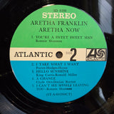 ARETHA FRANKLIN ARETHA NOW BLUE GREEN LABEL