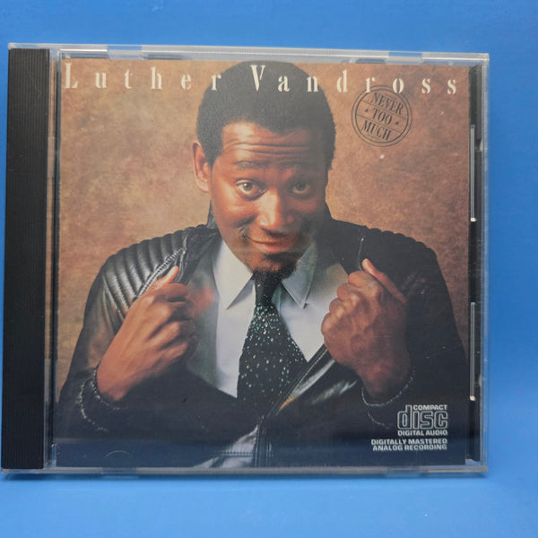 LUTHER VANDROSS NEVER TOO MUCH CD