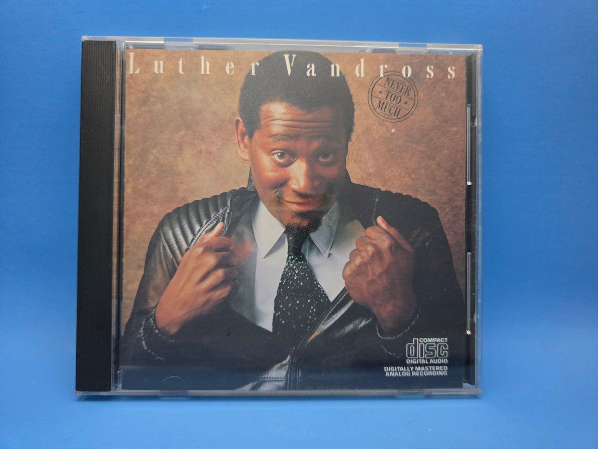 LUTHER VANDROSS NEVER TOO MUCH CD
