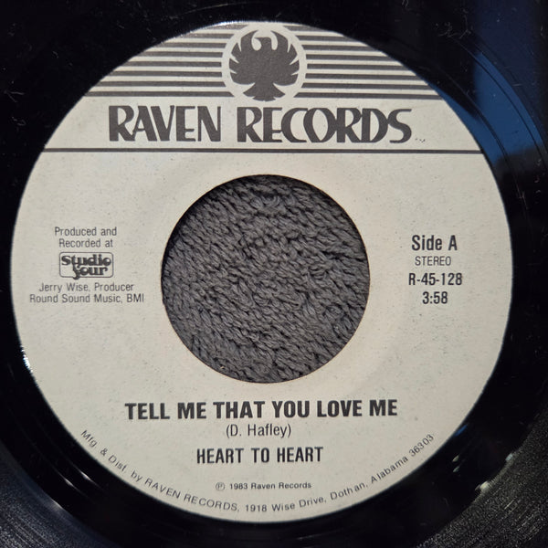 HEART TO HEART TELL ME THAT YOU LOVE ME 7"
