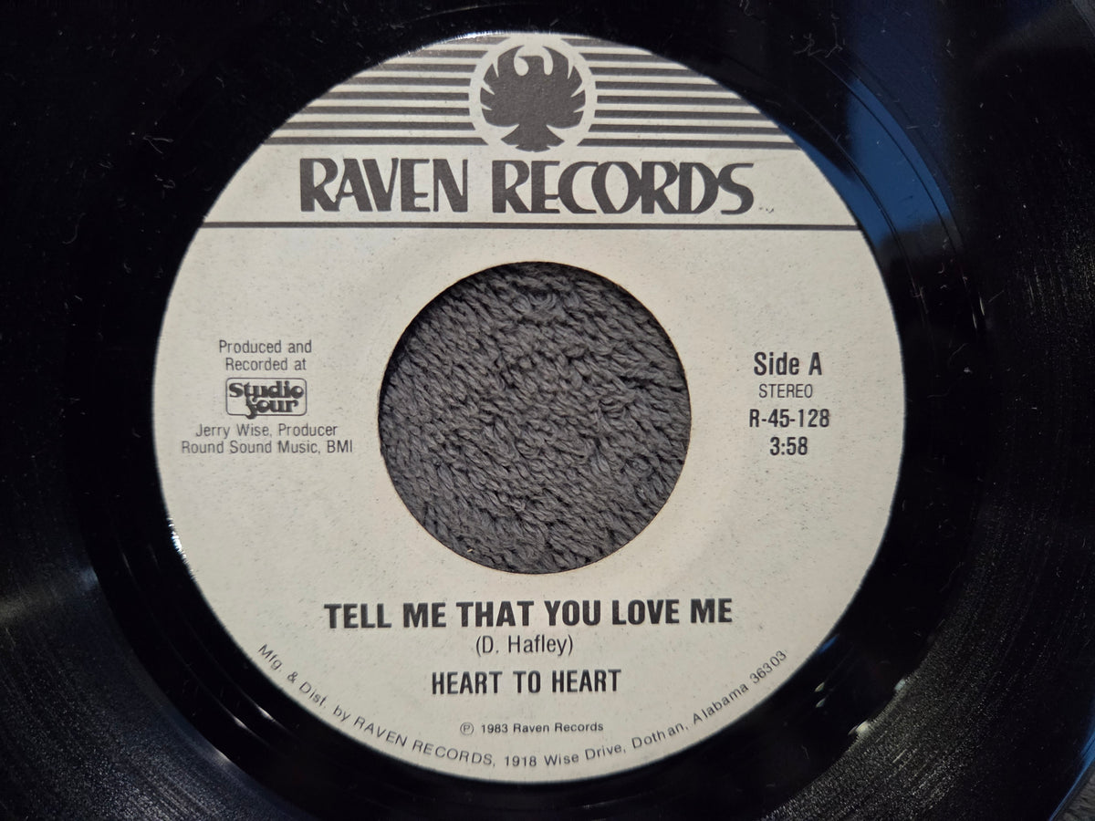 HEART TO HEART TELL ME THAT YOU LOVE ME 7"