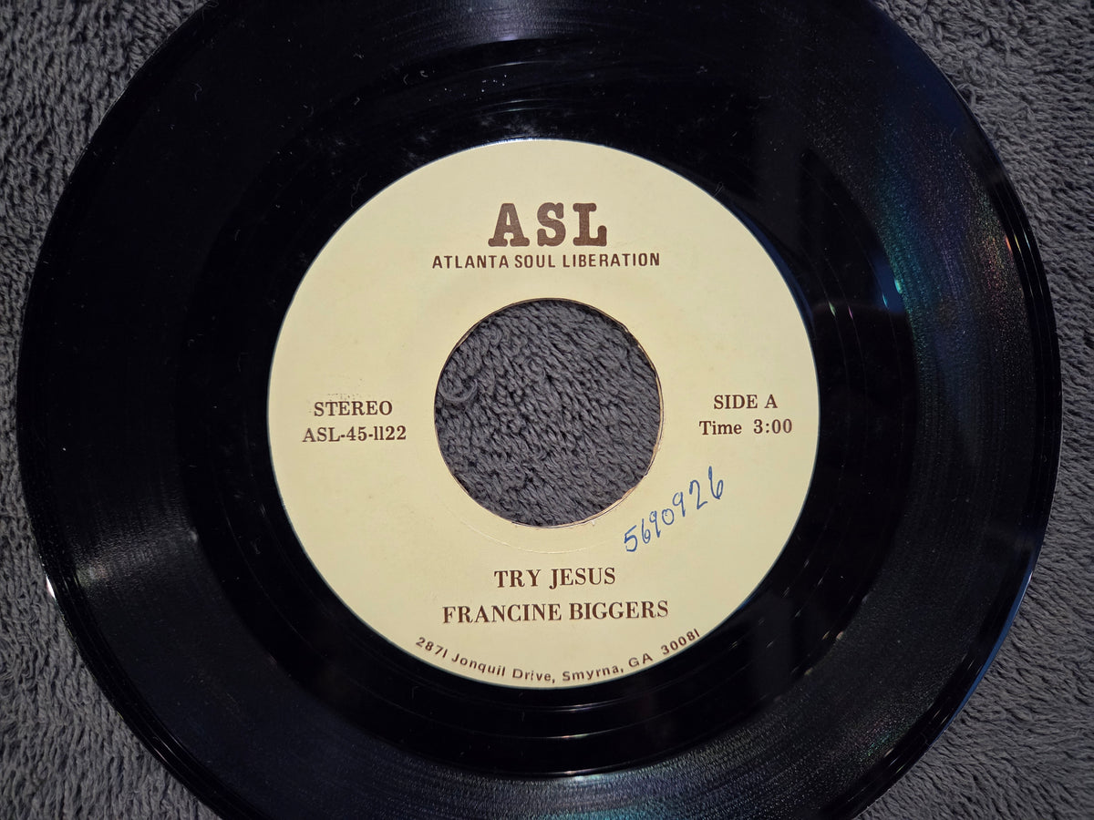 FRANCINE BIGGERS TRY JESUS 7" (c)