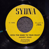 GREGORY ISAACS OPEN THE DOOR TO YOUR HEART 7"