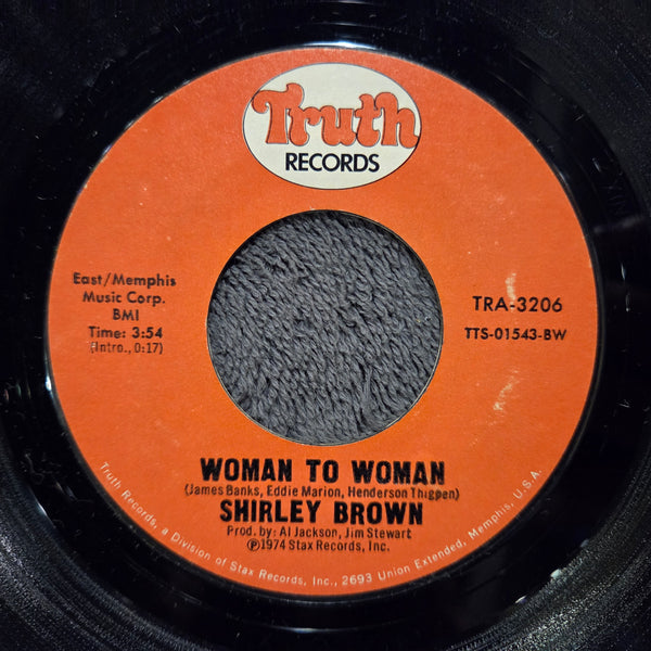 SHIRLEY BROWN WOMAN TO WOMAN 7"