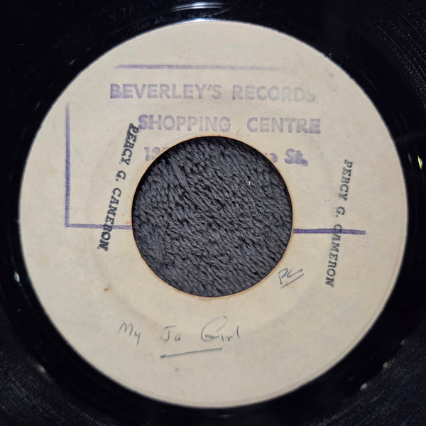 GAYLADS CONSCIOUS MINDS MY JAMAICAN GIRL WHITE LABEL JAM IMP 7"