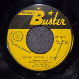 PRINCE BUSTER YOUNG GIFTED & BLACK JAM IMP 7"