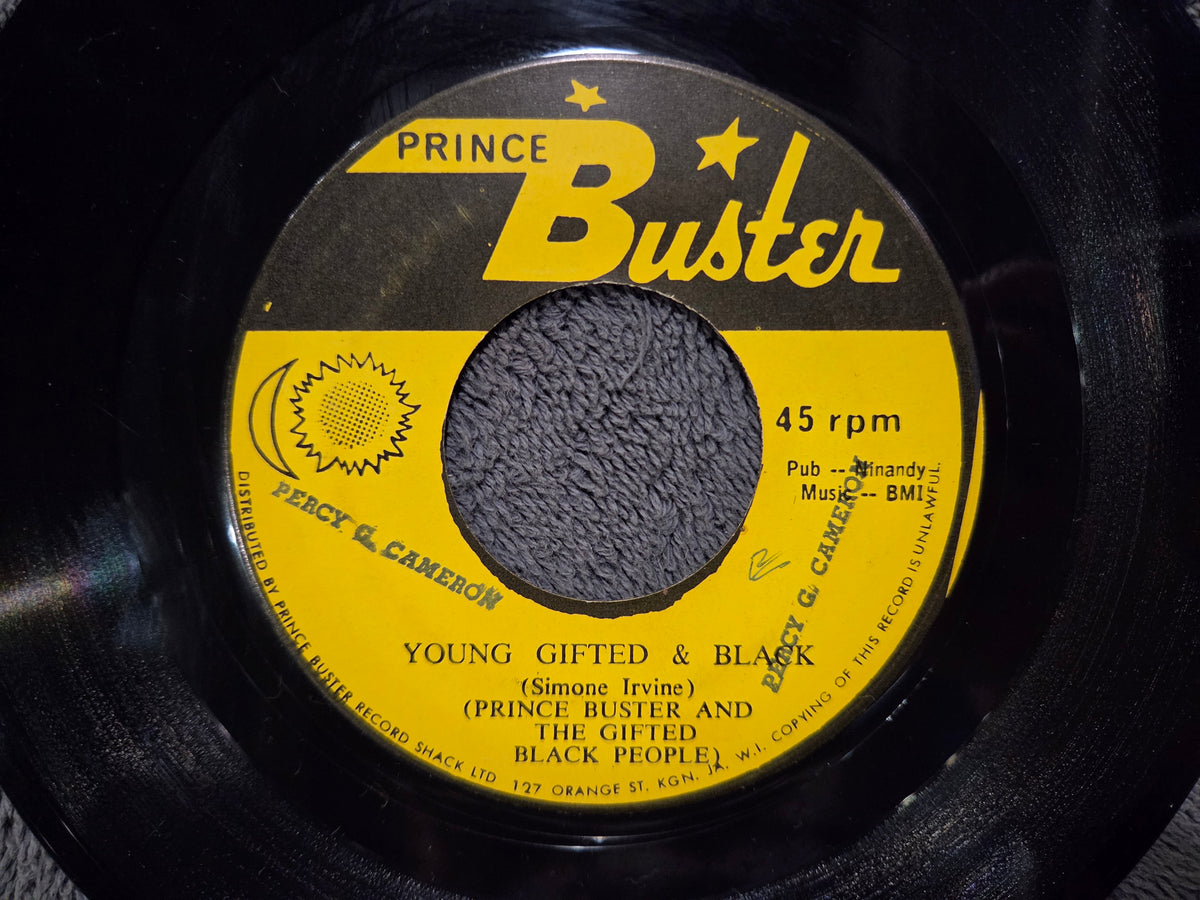 PRINCE BUSTER YOUNG GIFTED & BLACK JAM IMP 7"