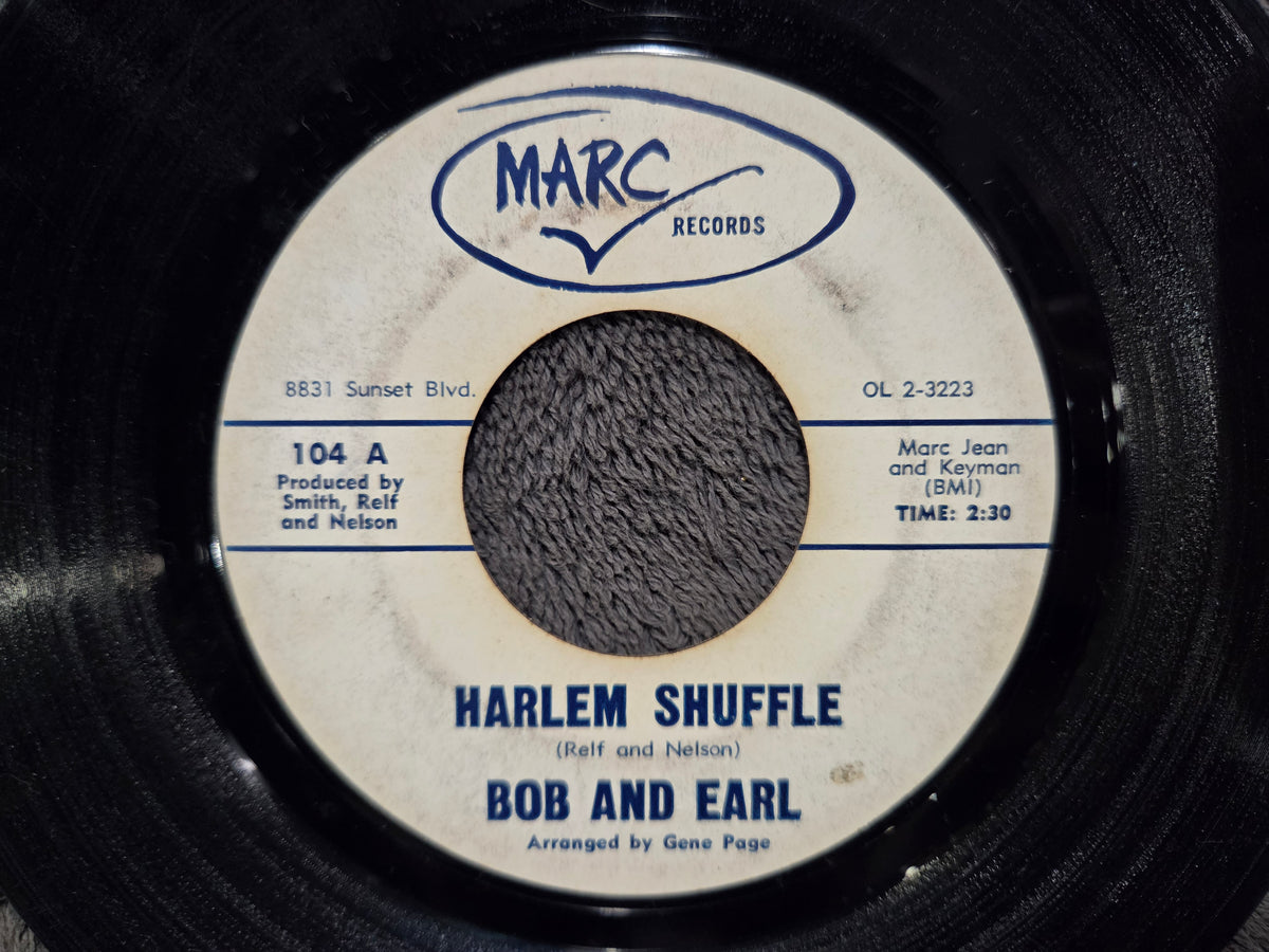BOB AND EARL HARLEM SHUFFLE 7"