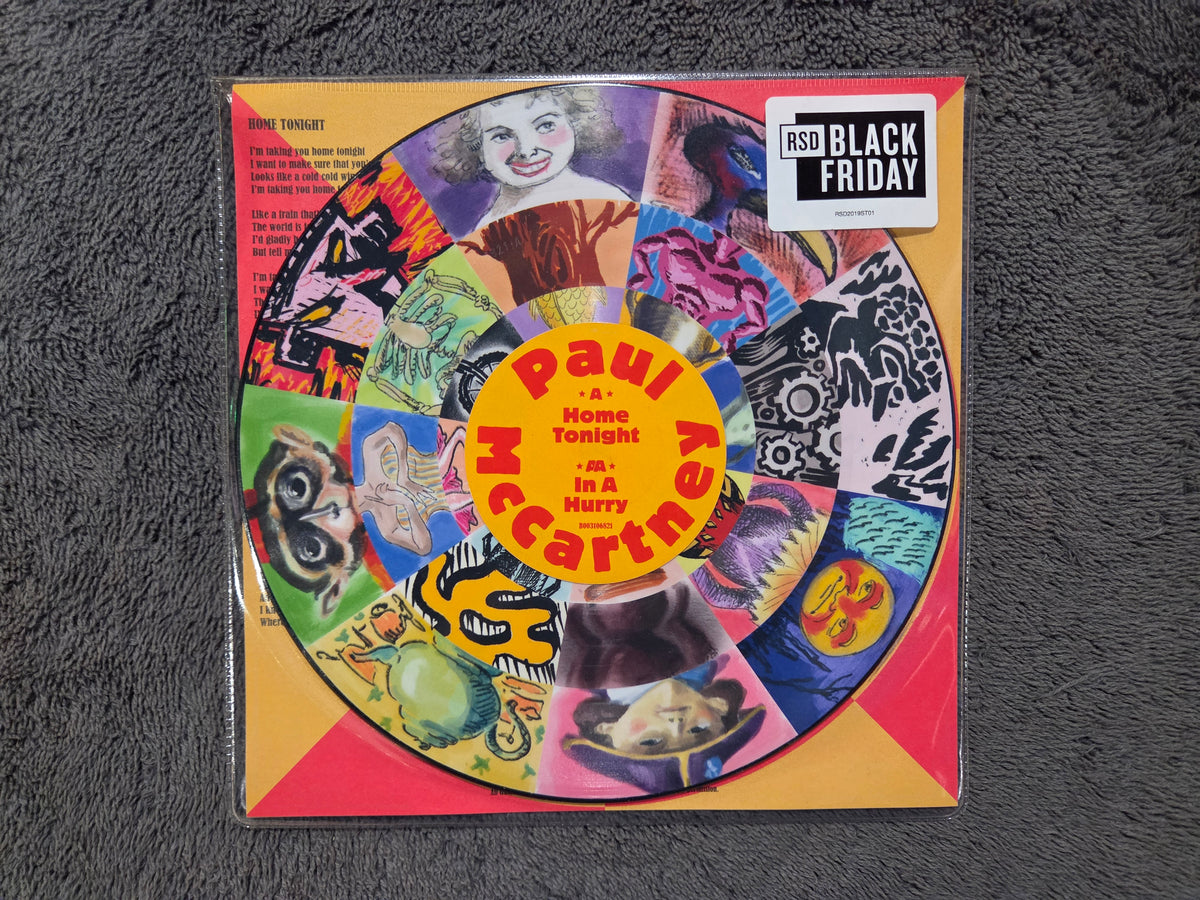 PAUL MCCARTNEY A HOME TONIGHT PIC DISC RSD LIM NEW 7"