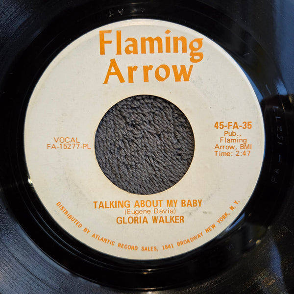 GLORIA WALKER TALKING ABOUT MY BABY 7"