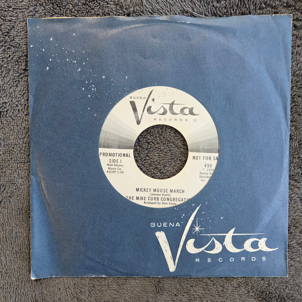 MIKE CURB CONGREGATION MICKEY MOUSE MARCH WLP 7"