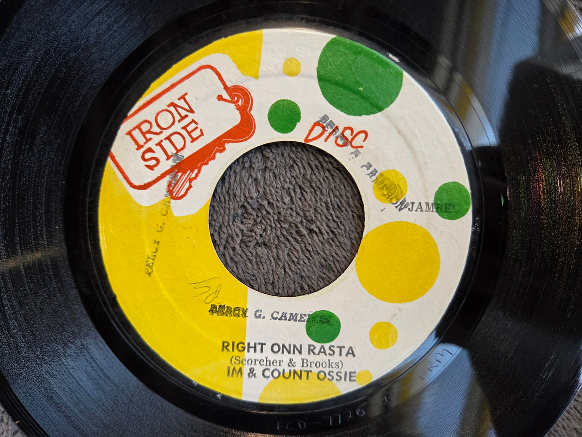 IM & COUNT OSSIE RIGHT ONN RASTA JAM IMP 7"