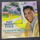 NAT KING COLE TO WHOM IT MAY CONCERN
