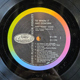 NAT KING COLE TO WHOM IT MAY CONCERN