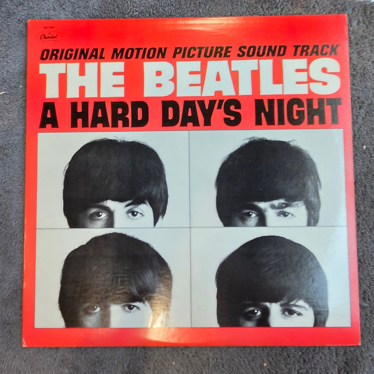 BEATLES A HARD DAYS NIGHT PURPLE CAPITOL 1980