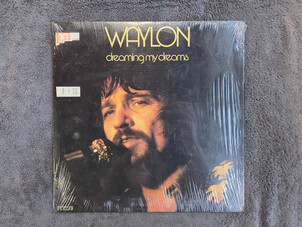 WAYLON JENNINGS DREAMING MY DREAMS 1P TAN LABEL
