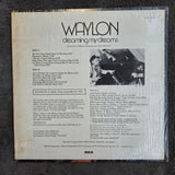 WAYLON JENNINGS DREAMING MY DREAMS 1P TAN LABEL