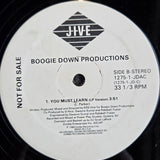 BOOGIE DOWN PRODUCTIONS YOU MUST LEARN 12"