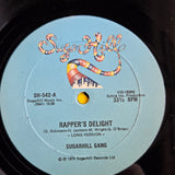 SUGARHILL GANG RAPPERS DELIGHT BLUE LABEL 12"