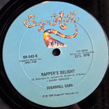 SUGARHILL GANG RAPPERS DELIGHT BLUE LABEL 12"