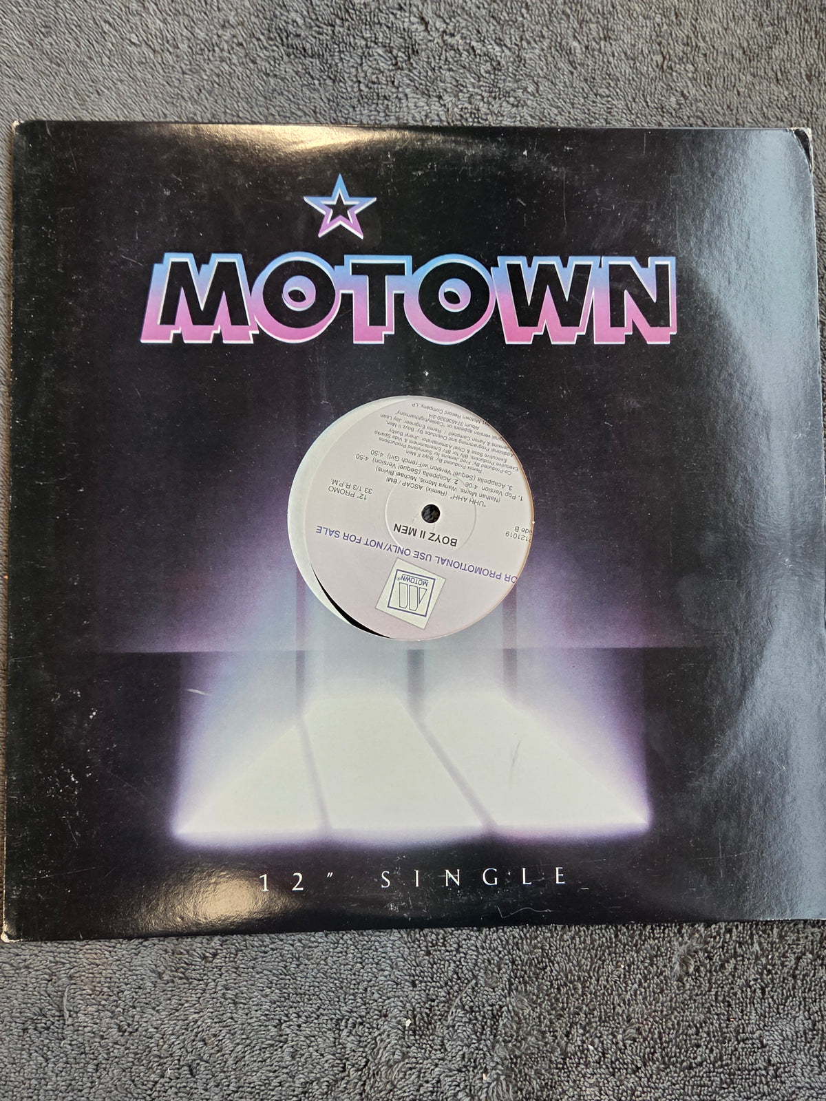 BOYZ II MEN UHH AHH PROMO 12"