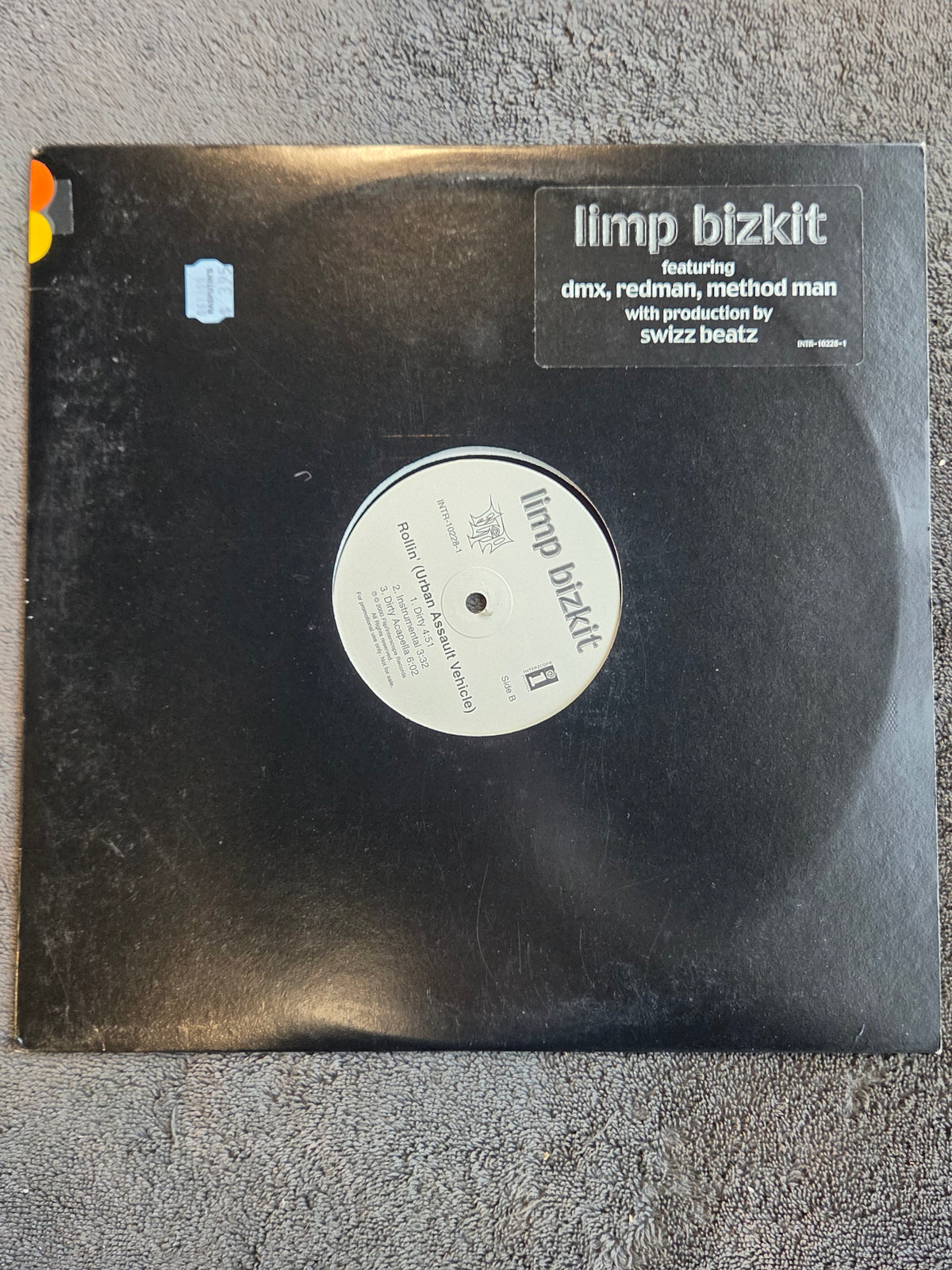 LIMP BIZKIT ROLLIN URBAN ASSAULT VEHICLE WLP 12"