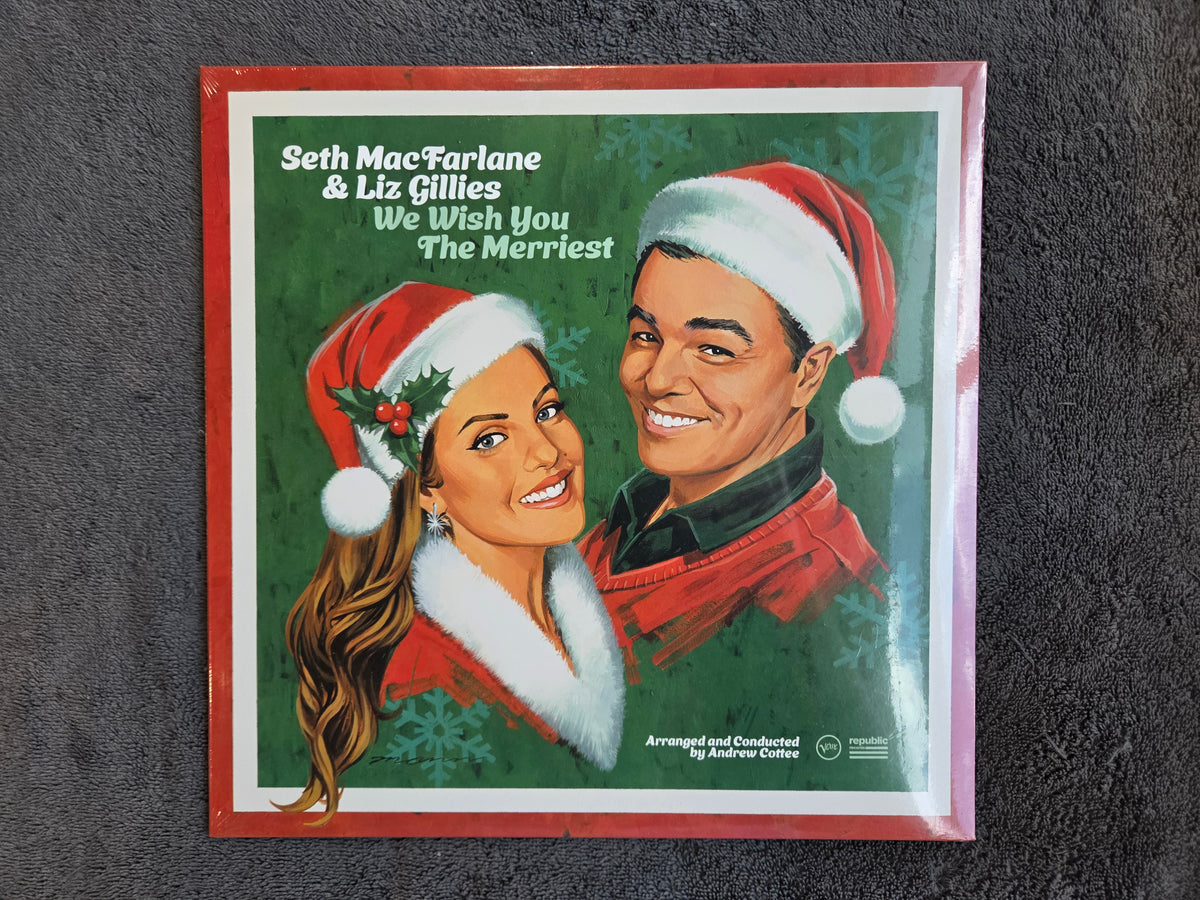 SETH MACFARLANE & LIZ GILLIES WE WISH YOU THE MERRIEST GREEN NEW
