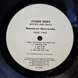 JONES VERY WORDS AND DAYS
