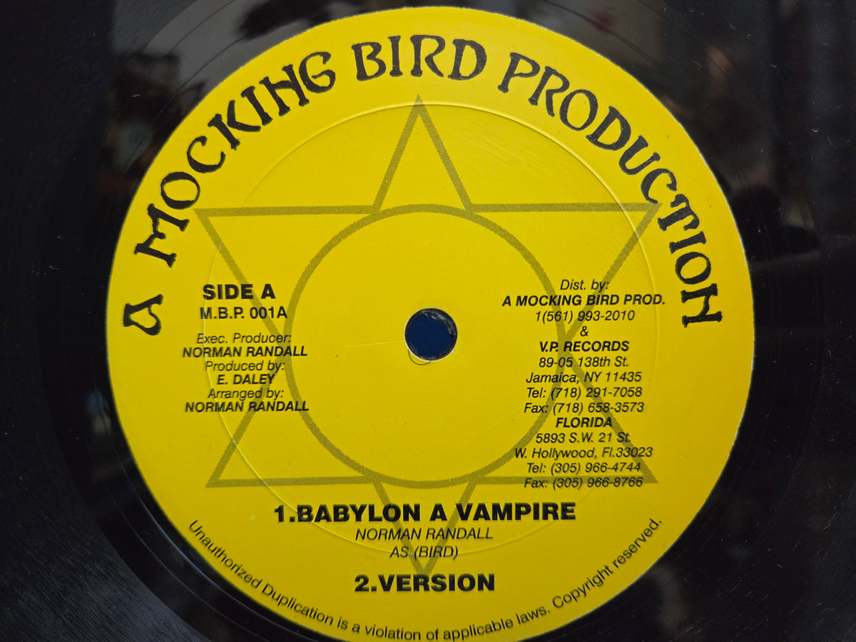 NORMAN RANDALL BABYLON A VAMPIRE 12"