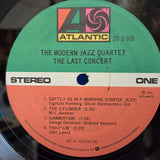 MODERN JAZZ QUARTET THE LAST CONCERT
