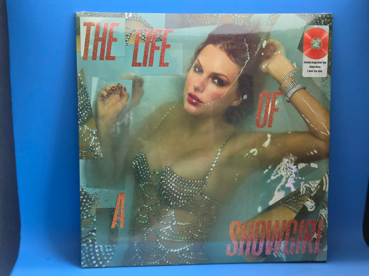 TAYLOR SWIFT LIFE OF A SHOWGIRL ORANGE NEW