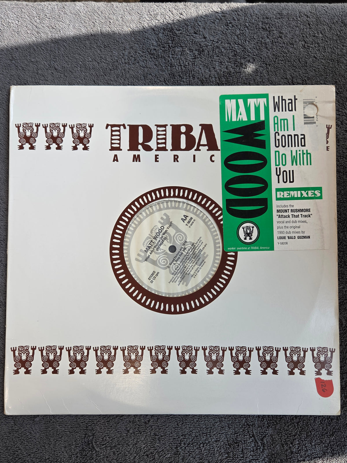 MATT WOOD WHAT AM I GONNA DO WITH YOU REMIXES 12"