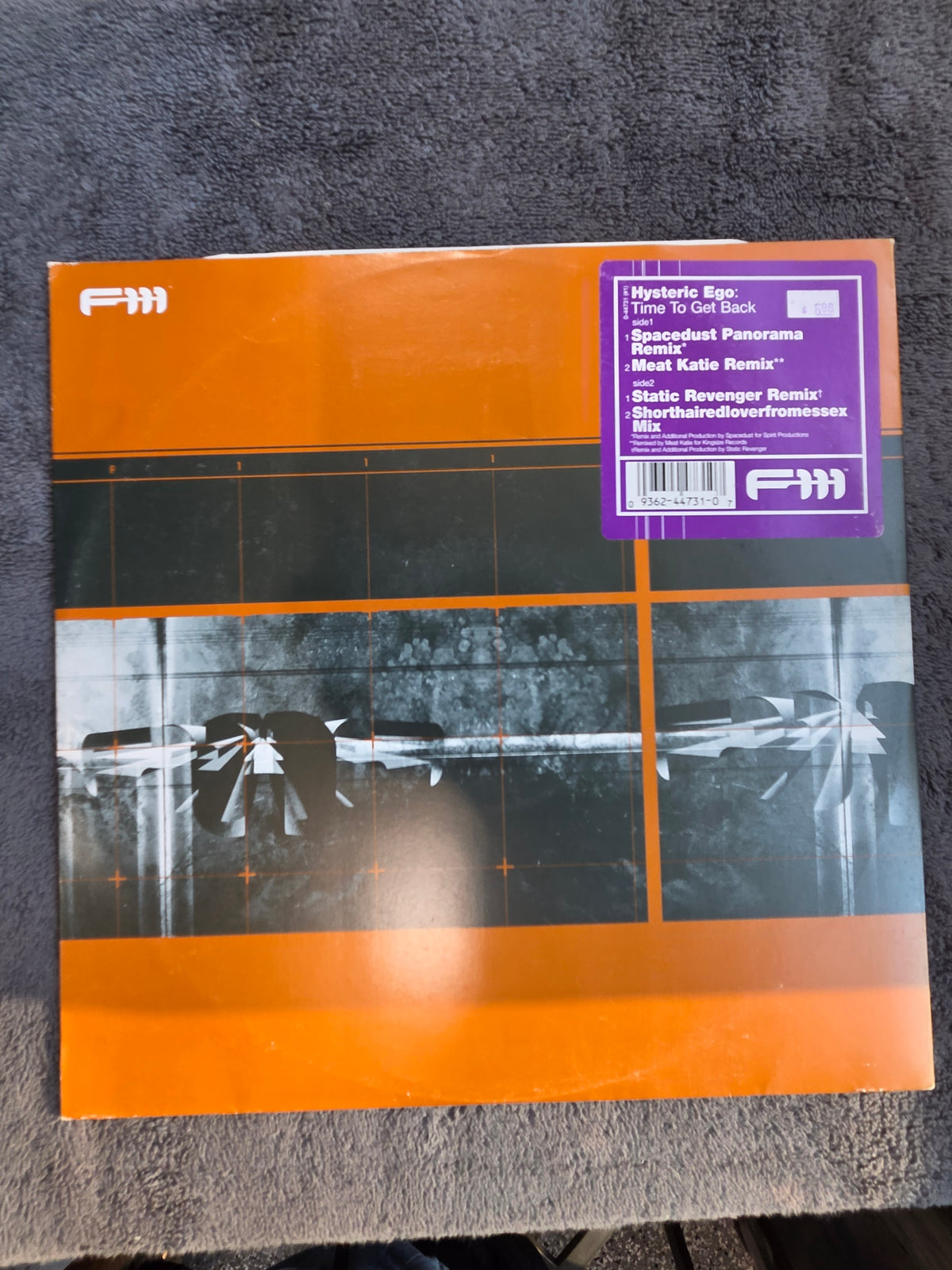 HYSTERIC EGO TIME TO GET BACK UK IMP 12"
