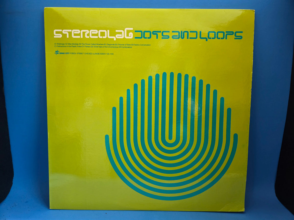 STEREOLAB DOTS AND LOOPS BLUE WHITE
