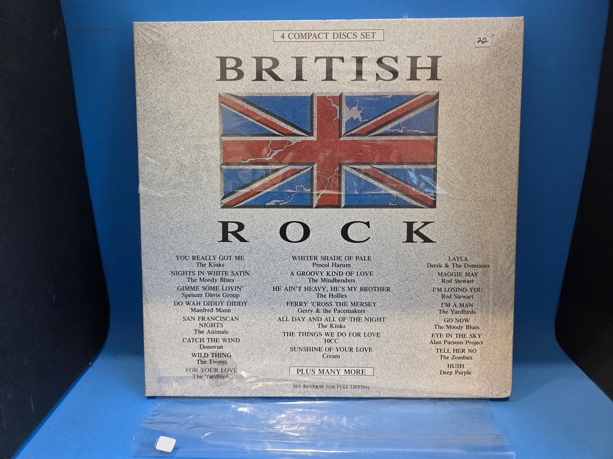 BRITISH ROCK V/A CD BOX SET NEW