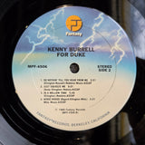 KENNY BURRELL FOR DUKE