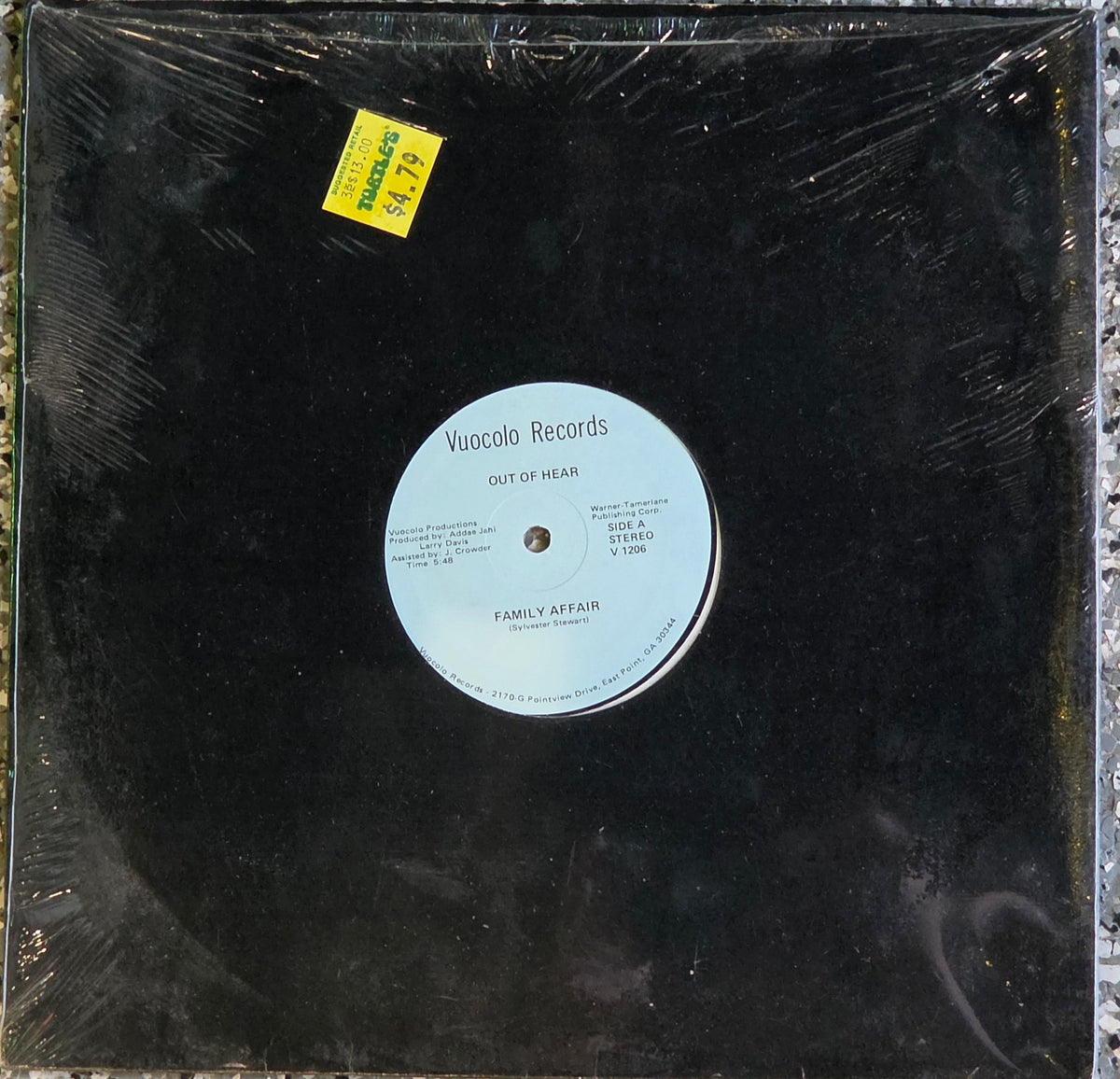 OUT OF HEAR FAMILY AFFAIR 12"