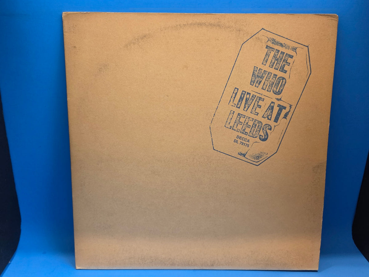 WHO LIVE AT LEEDS 1P INSERTS