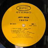 JEFF BECK TRUTH YELLOW EPIC LABEL