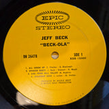 JEFF BECK BECK-OLA YELLOW EPIC LABEL