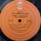 SLY AND THE FAMILY STONE HEARD YA MISSED ME WELL IM BACK