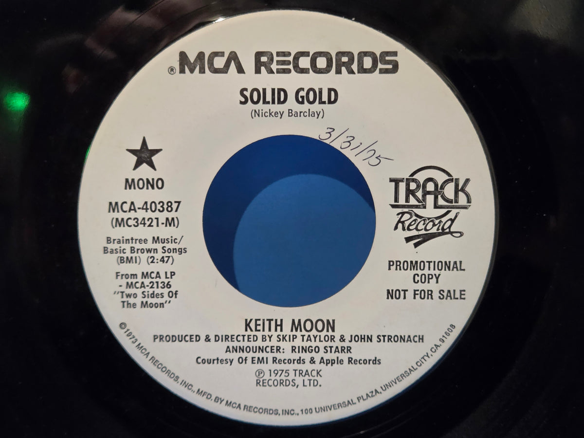 KEITH MOON SOLID GOLD WLP MONO 7"