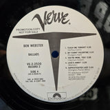 BEN WEBSTER BALLADS 1978