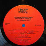 DAVE BRUBECK TRIO DISTINCTIVE RHYTHM INSTRUMENTALS RE