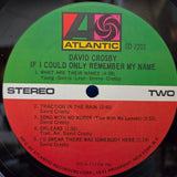 DAVID CROSBY IF I COULD ONLY REMEMBER MY NAME