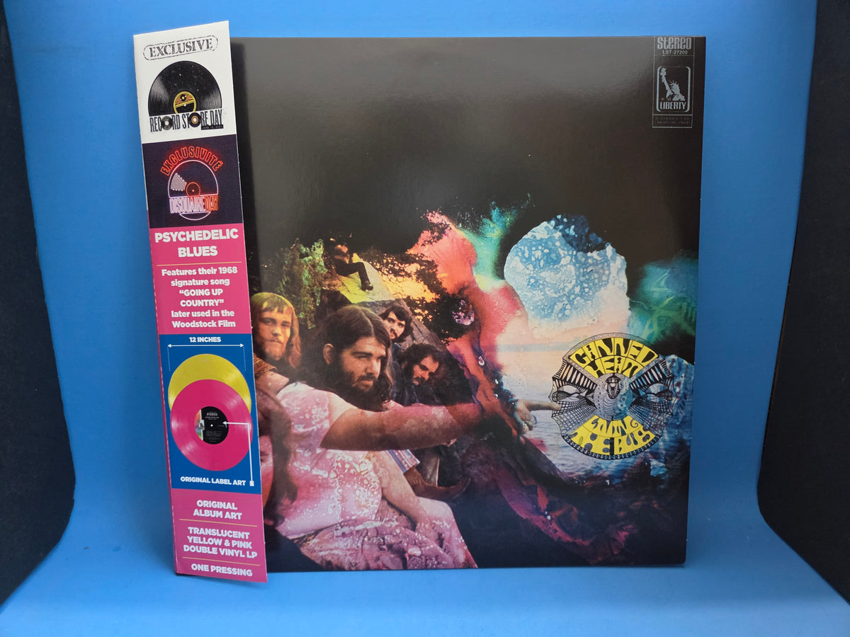 CANNED HEAT LIVING THE BLUES RSD PINK YELLOW