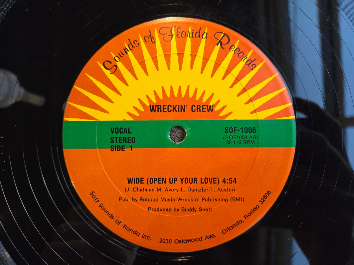 WRECKIN CREW WIDE OPEN UP YOUR LOVE 12"